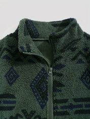 Mathieu Laroche | Patterned Fleece Mens Jacket