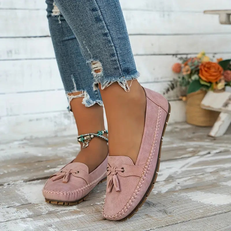 Brenna Caldwell | Tassel Loafer Flat For Women