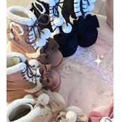 Aurélie Mercier | Fur Trim Ankle Boots For Women