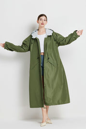 Eloise Marchmont | Women's Hooded Raincoat Trench Coat