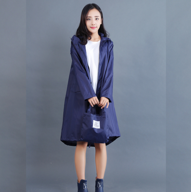 Nadia Bellemont | Polka Dot Hooded Raincoat For Women