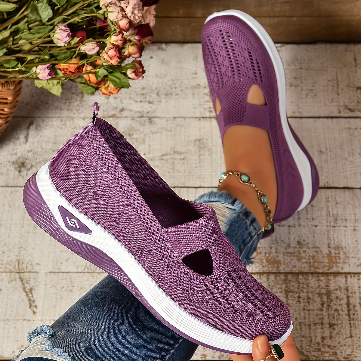 Brianna Wexford | Women's Orthopedic Slip-On Knit Sneakers
