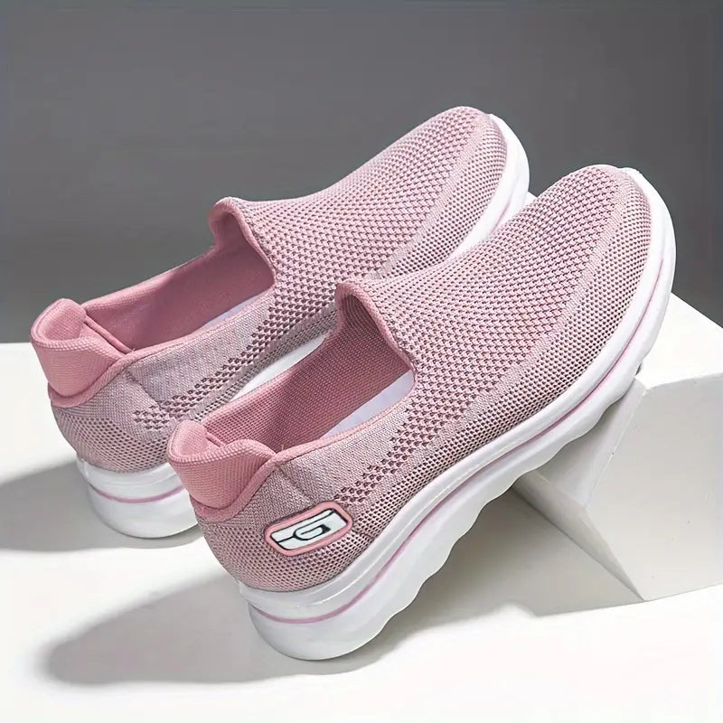 Phoebe Langstone | Slip-On Knit Sneakers For Women