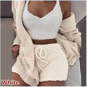 Rosette Linford | 3-Piece Fluffy Loungewear Set For Women
