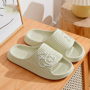 Margot Delacroix | Cozy Cat Platform Slide Slippers For Women