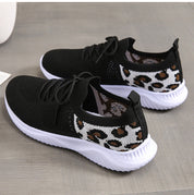 Selena Whitfield | Leopard Print Lace-Up Sneakers For Women