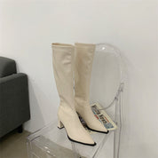 Celeste Armand | Pointed Toe Knee-High Boots For Women