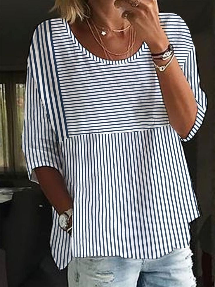 Juliet Kelbridge | Lace Yoke Loose Top For Women