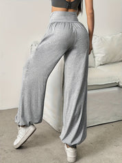 Marina Chastain | High-Waist Wide-Leg Lounge Pants For Women