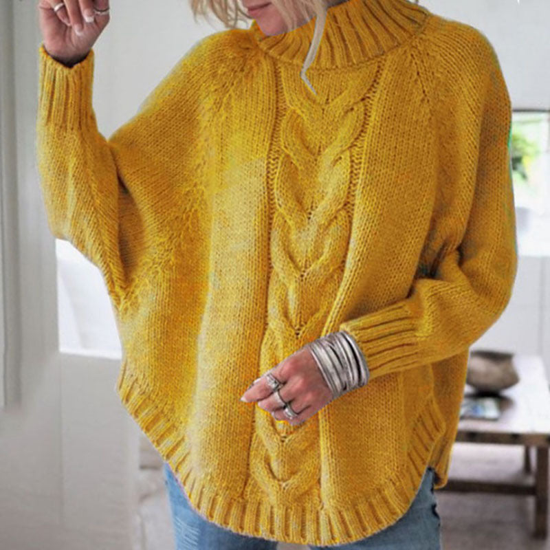 Marisol Duchesne | Cable Knit Turtleneck Sweater For Women