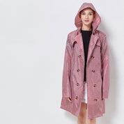 Harriet Dunwall | Plaid Hooded Trench Coat For Women