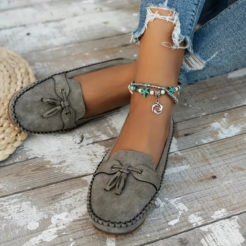 Brenna Caldwell | Tassel Loafer Flat For Women