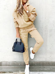 Elodie Ferrand | Hoodie & Jogger Matching Set For Women