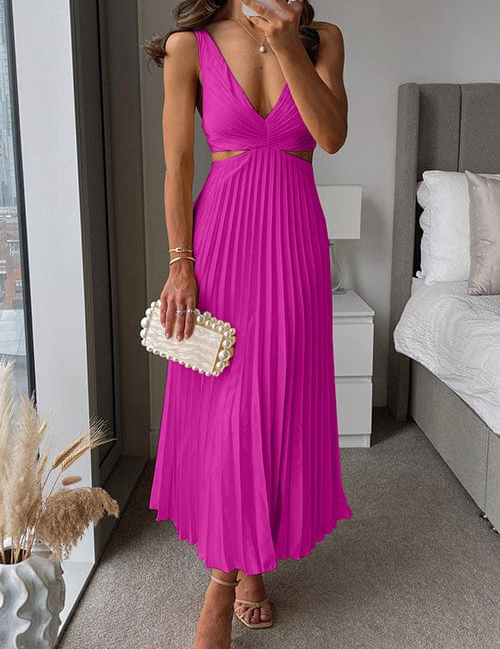 Alessandra Noir | Cocktail Midi Dress For Women