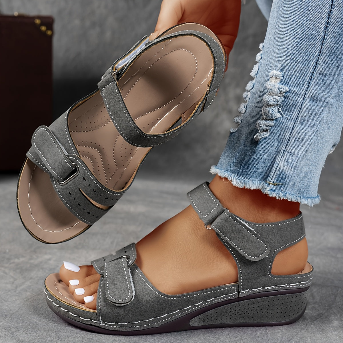 Mariette Duvallon | Orthopedic Wedge Sandals For Women