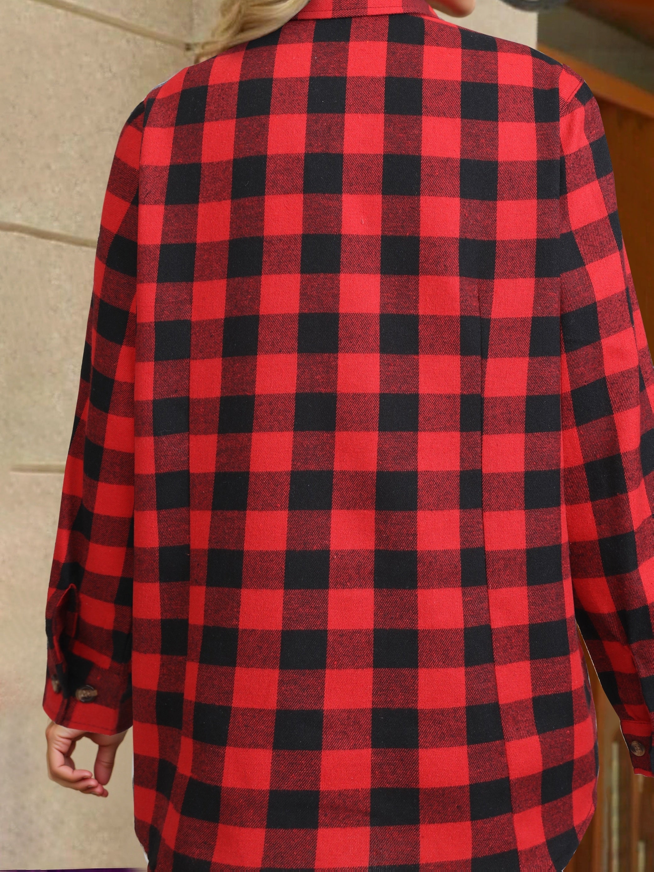 Fiorella Duquesne | Buffalo Check Shirt With Tie-Front Styling