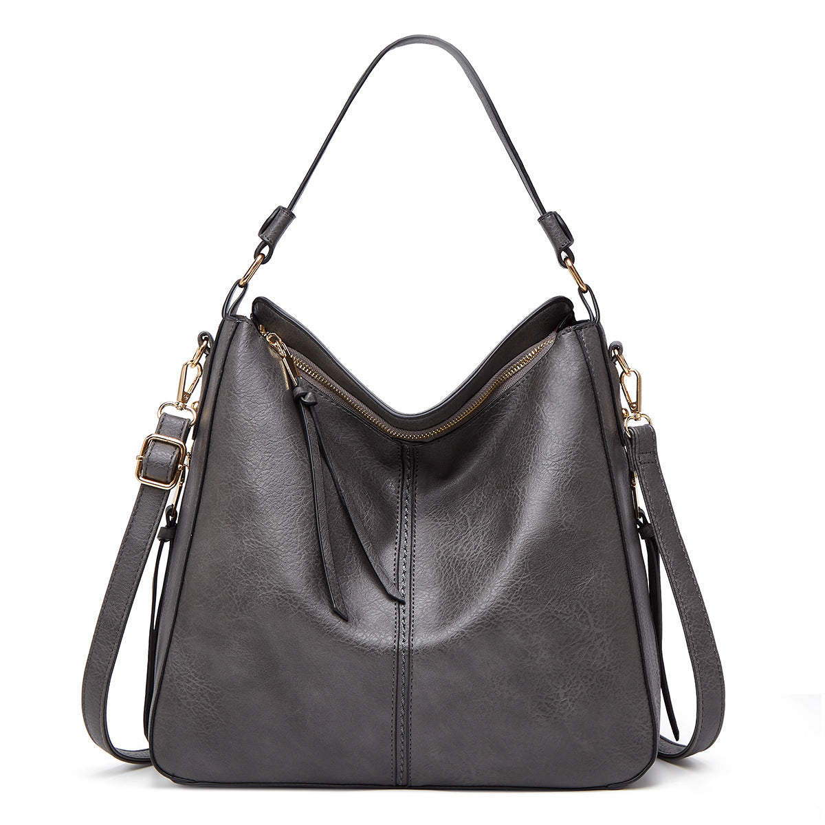 Soft Commute | Zip Hobo Shoulder Bag For Women