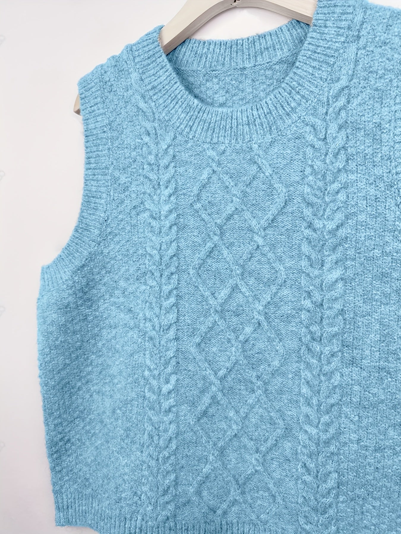 Marguerite Fontclair | Cable-Knit Sweater Vest For Women