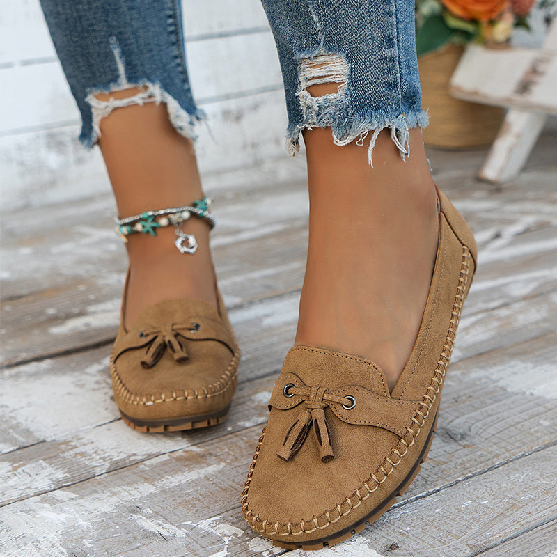 Brenna Caldwell | Tassel Loafer Flat For Women