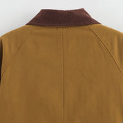 Amandine Foucher | Corduroy Collar Canvas Jacket For Women