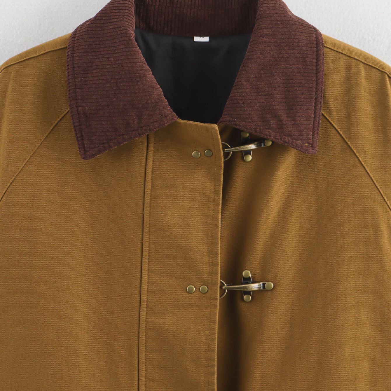 Amandine Foucher | Corduroy Collar Canvas Jacket For Women