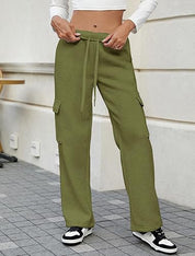 Odile Carrington | Cargo Wide-Leg Jogger Pants For Women
