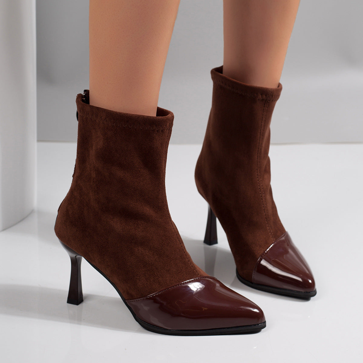 Marisol Trentino | Pointed-Toe Ankle Boots With Stiletto Heel For Women