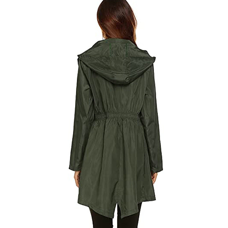 Serena Fairclough | Hooded Waterproof Rain Jacket For Women