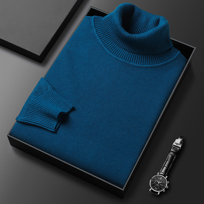 Hayes Norham | Fine Knit Turtleneck Sweater For Men