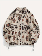 Mathieu Laroche | Patterned Fleece Mens Jacket
