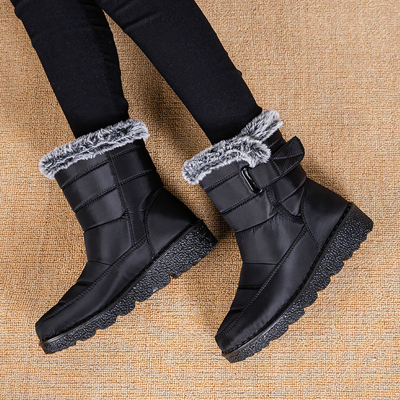 Marielle Duquesne | Waterproof Plush Snow Ankle Boots For Women