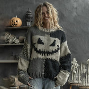 Julien Beaumont | Halloween Pumpkin Print Unisex Sweater