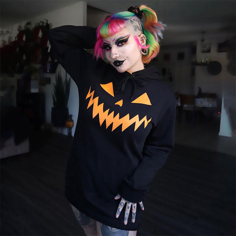 Little Boo | Pumpkin Face Halloween Dress For Women