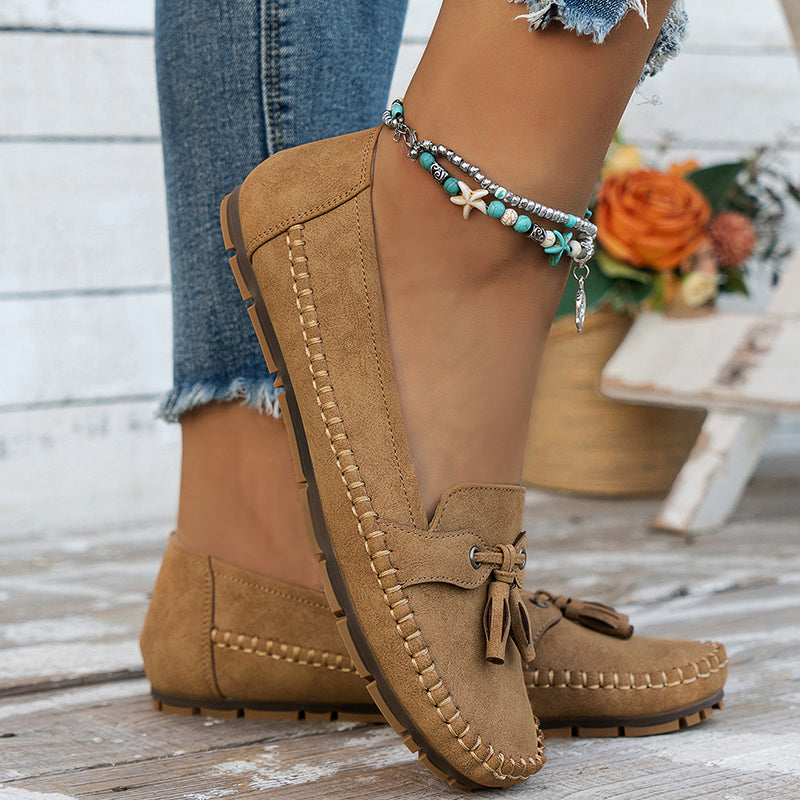 Brenna Caldwell | Tassel Loafer Flat For Women