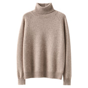 Ottavia Castellon | Turtleneck Ribbed Knit Sweater For Women