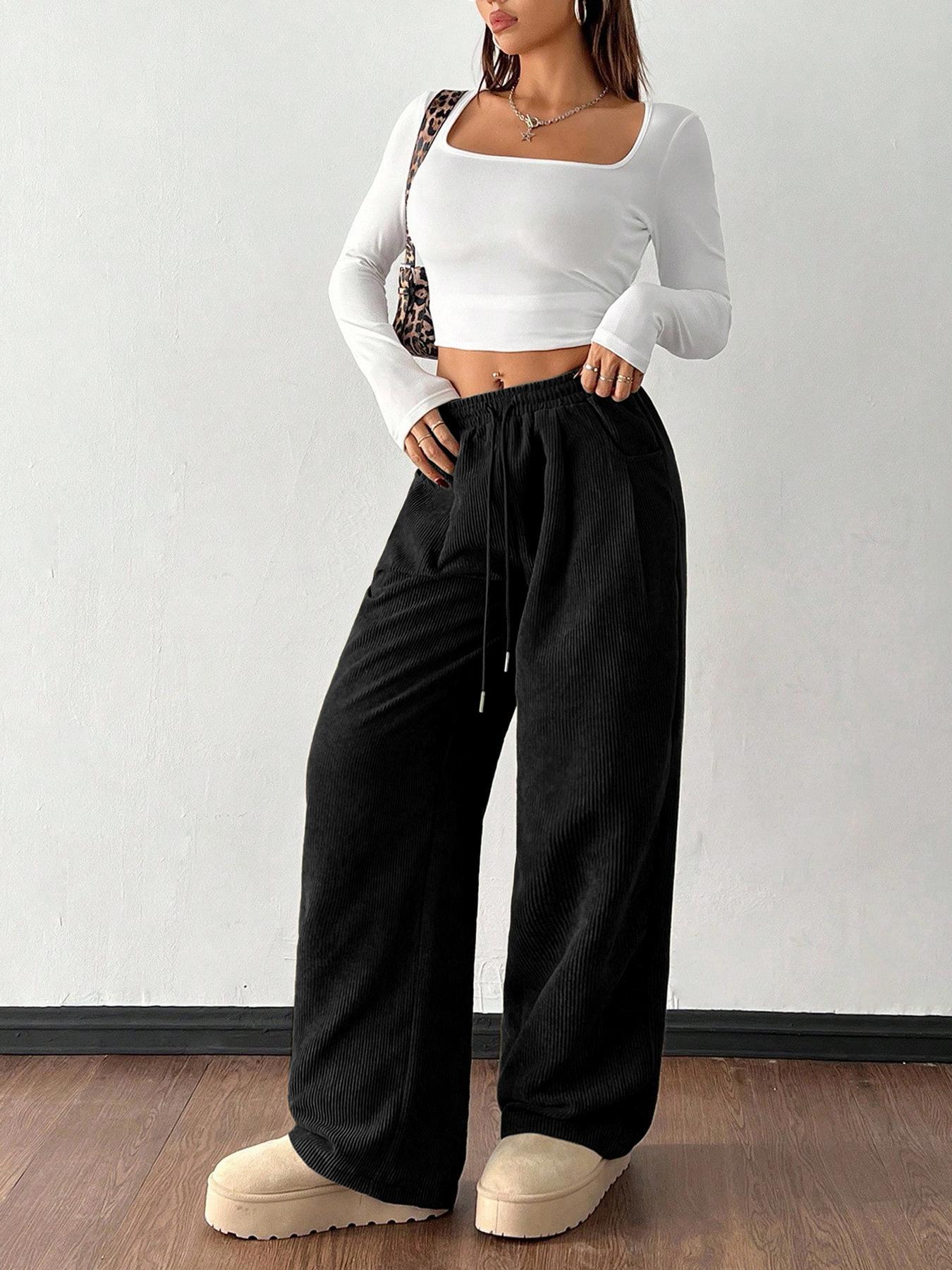 Selene Aubertin | Corduroy Wide-Leg Pants For Women