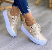 Renata Castiglione | Rivet Platform Sneakers For Women