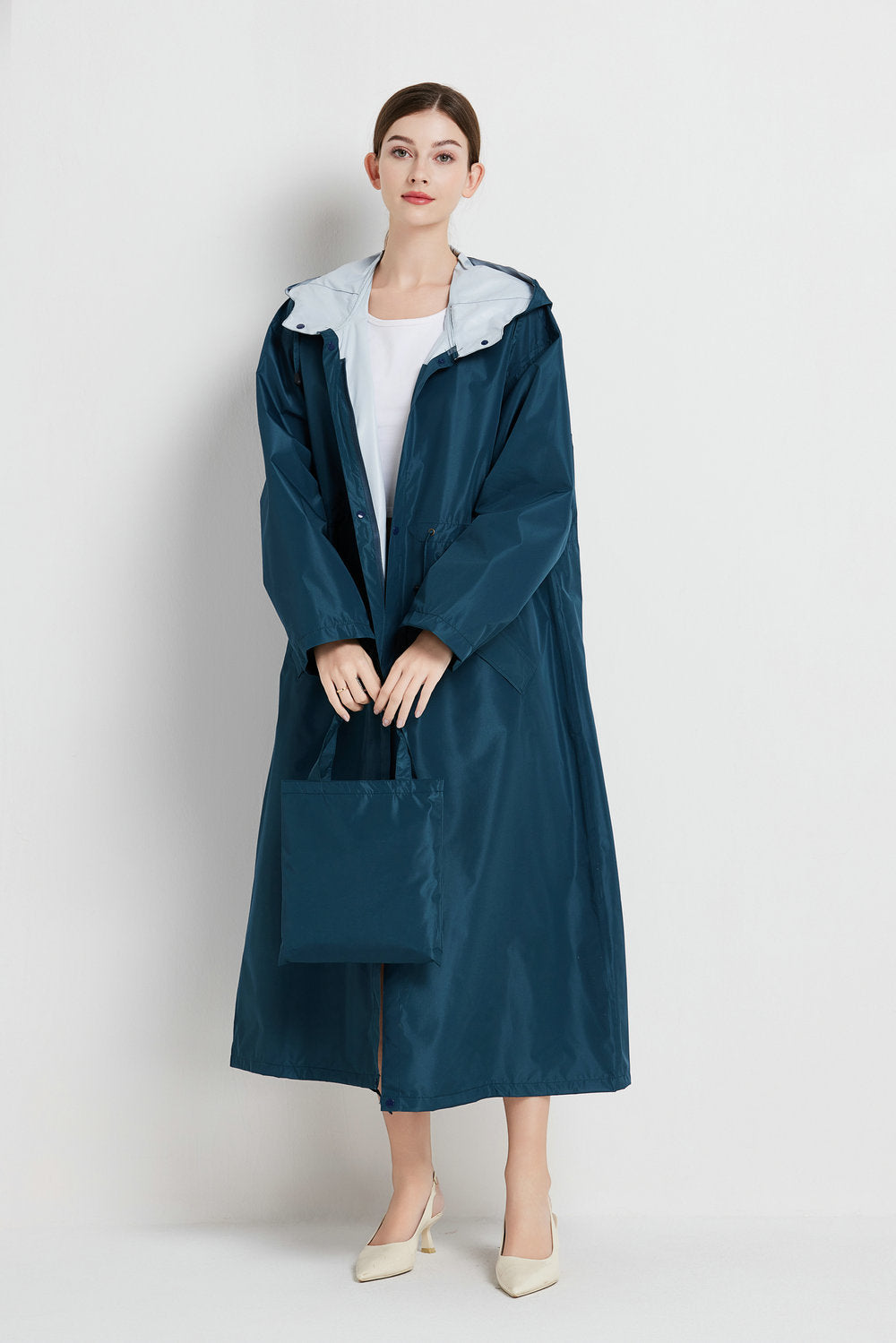 Eloise Marchmont | Women's Hooded Raincoat Trench Coat