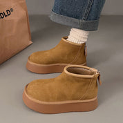 Elena Whitmore | Fleece Lined Platform Snow Boots For Women