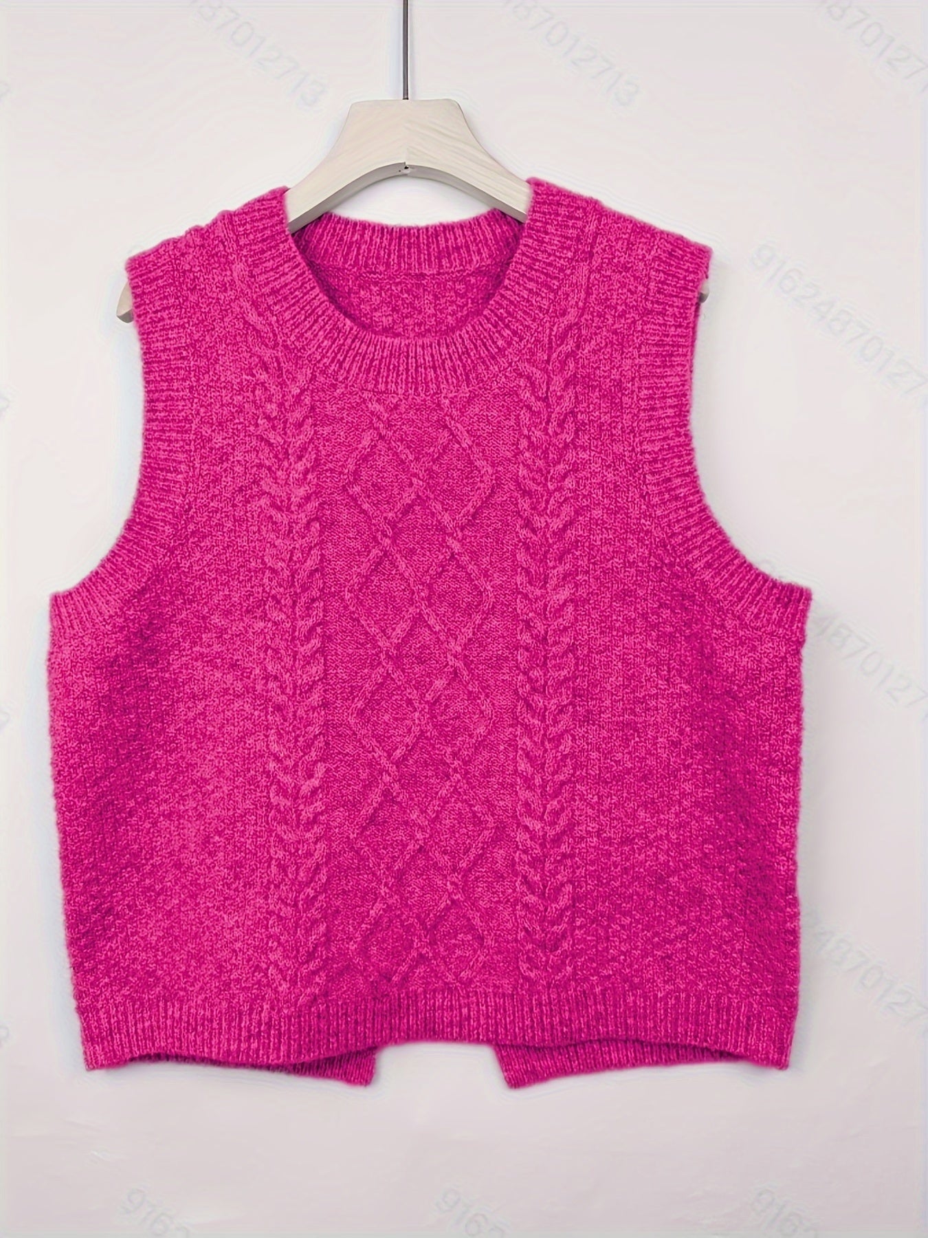 Marguerite Fontclair | Cable-Knit Sweater Vest For Women