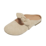 Camille Rousseau | Bow Mary Jane Mule Flats For Women