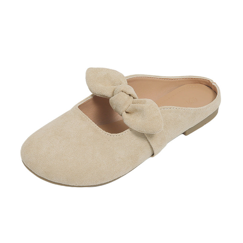 Camille Rousseau | Bow Mary Jane Mule Flats For Women