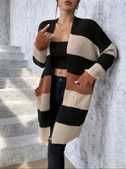 Rosalie Northwood | Colorblock Longline Cardigan For Women