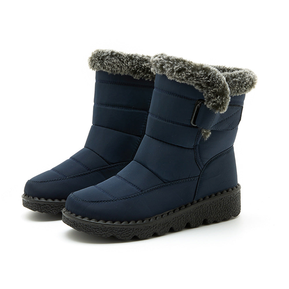 Marielle Duquesne | Waterproof Plush Snow Ankle Boots For Women