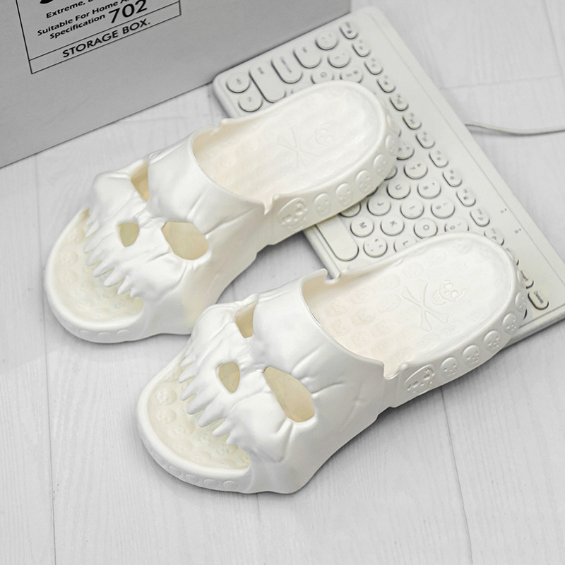Skeleton Crew | Skull Halloween Slippers For Unisex
