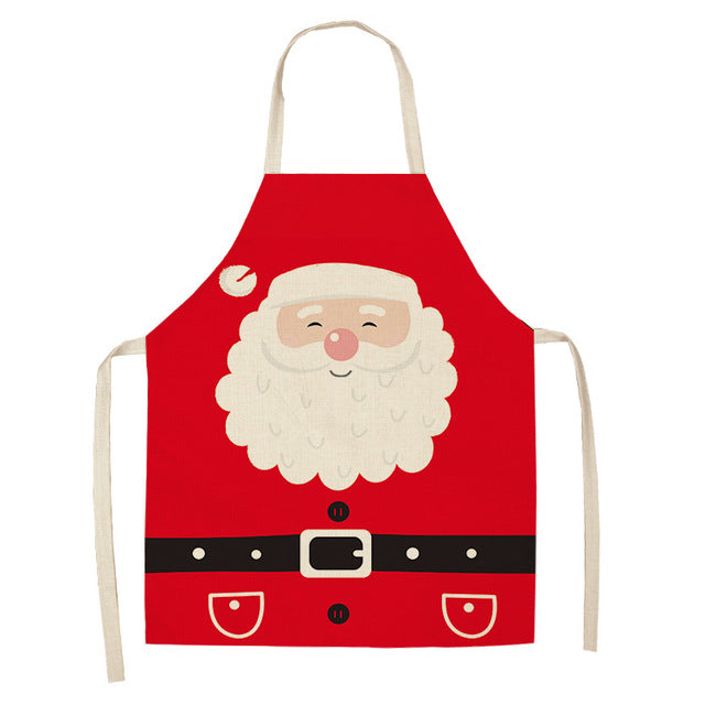 Celeste Duvall | Unisex Christmas Print Kitchen Apron