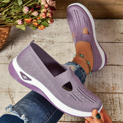 Arabella Fontaine | Lightweight Knit Slip-On Sneakers for Women