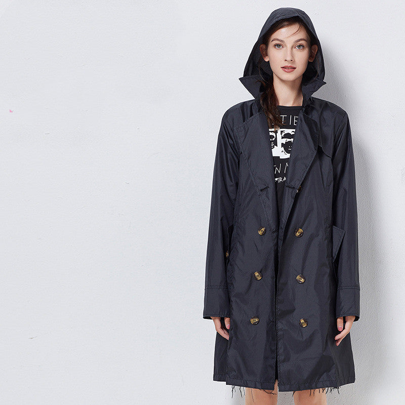 Harriet Dunwall | Plaid Hooded Trench Coat For Women