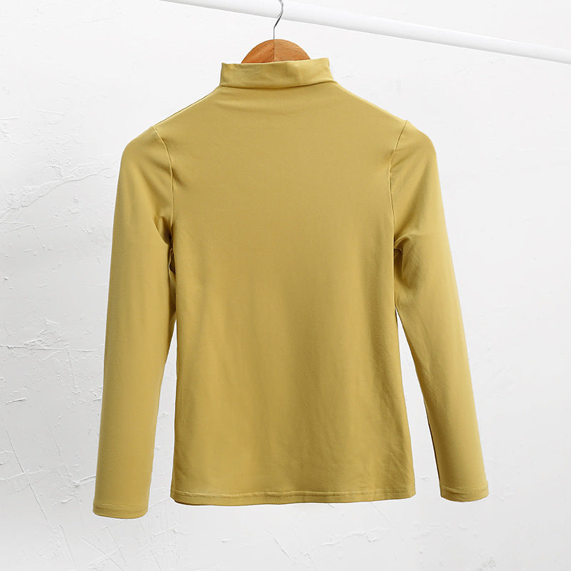 Valentina Rossetti | Fleece-Lined Turtleneck Top For Women