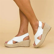 Celina Whitmore | Espadrille Wedge Sandals For Women